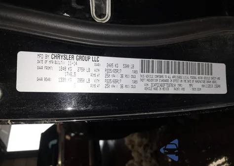 2015 Dodge Journey American Value Pkg z USA, uszkodzony, nr VIN 3C4PDCAB3FT597810